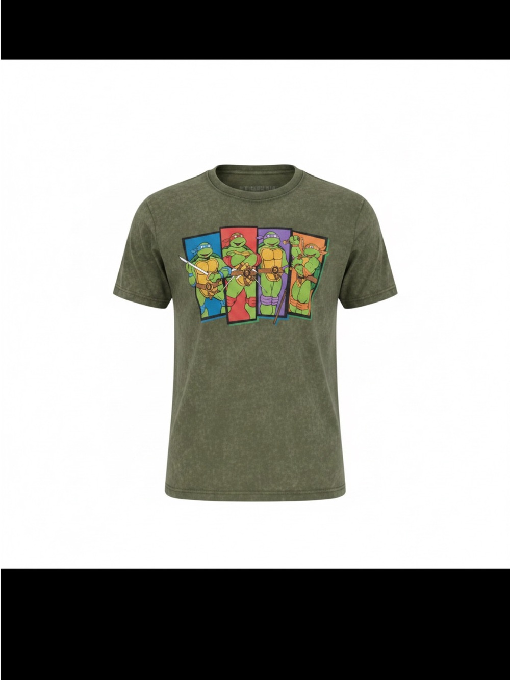 Teenage Mutant Ninja Turtles Vintage Olive Graphic Tee - 5T